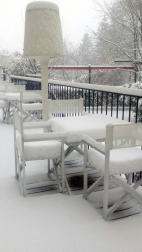 Estampas de todos los rincones de Navarra bajo el manto blanco caído el último día de febrero.