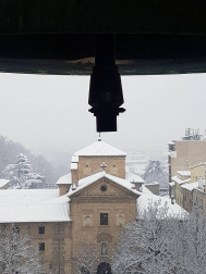 Estampas de todos los rincones de Navarra bajo el manto blanco caído el último día de febrero.