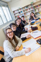 Estudiantes del IESO Bardenas Reales.
