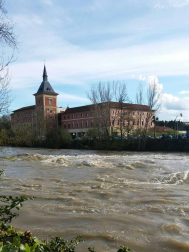 Temporal de lluvia en Navarra