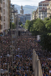 Miles de personas en la manifestación contra la sentencia del 'caso Alsasua'