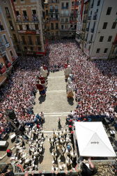 Fotos de los gigantes y cabezudos de Pamplona, 14 de julio de San Fermín 2018