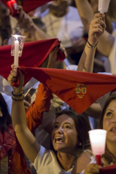 Fotos del 'Pobre de mí' con el que Pamplona despide los Sanfermines 2018