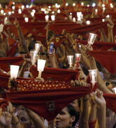 Fotos del 'Pobre de mí' con el que Pamplona despide los Sanfermines 2018