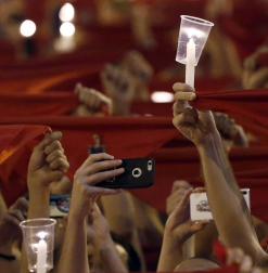 Fotos del 'Pobre de mí' con el que Pamplona despide los Sanfermines 2018