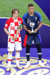 Galería de fotos de la final entre Francia y Croacia