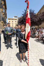 Procesión en honor a Santa Ana y segundo encierro en el tercer día de las fiestas de Tudela 2018 (26 de julio)