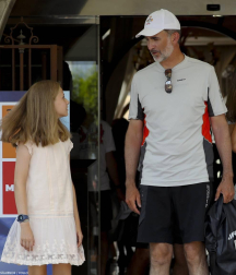 Galería de fotos de Felipe y Letizia en la Copa del Rey de vela