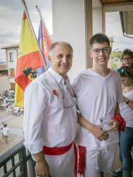 Fotos del cohete de las fiestas de Sesma 2018