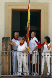 Fotos del cohete de las fiestas de Cáseda 2018