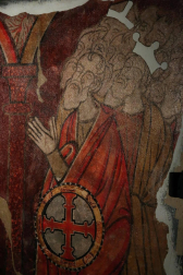 Arsus Paper ya está colocando en la iglesia la reproducción de sus pinturas murales