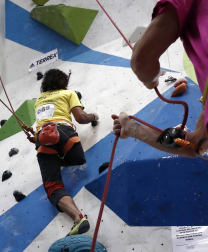 Campeonato de España de Paraescalada celebrado en Berrioplano.