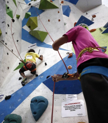 Campeonato de España de Paraescalada celebrado en Berrioplano.