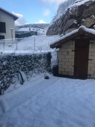 La borrasca 'Helena' cubre de nieve Pamplona y buena parte de Navarra
