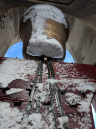 La borrasca 'Helena' cubre de nieve Pamplona y buena parte de Navarra