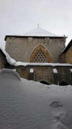 La borrasca 'Helena' cubre de nieve Pamplona y buena parte de Navarra