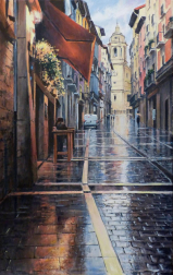 Exposición de artistas pamploneses en la galería Michel Menéndez
