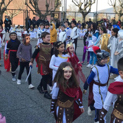 Fotos de la celebración de los carnavales escolares en Navarra