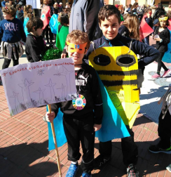 Fotos de la celebración de los carnavales escolares en Navarra