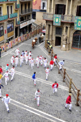 La grabación del filme, que ha arrancado a las 8 horas, ha cortado el tránsito peatonal de varias calles del Casco Viejo hasta las 20 horas