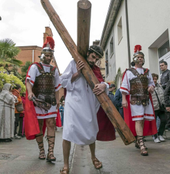 Fotos de la recreación de la Pasión viviente de Cristo en Andosilla