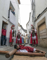 Fotos de la recreación de la Pasión viviente de Cristo en Andosilla