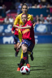 Osasuna Femenino superó al Santa Teresa Badajoz (2-1) con goles de Patricia Zugasti y Lorena Herrera, pero no logró el pase a la final de la fase de ascenso a LaLiga Iberdrola, en un duelo en el que las navarras mostraron mayor ambición en el campo que su rival.