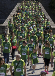 La capital navarra acogió este domingo, 2 de junio, la marcha en la que participaron alrededor de 4.000 personas, según los datos de la organización