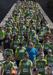 La capital navarra acogió este domingo, 2 de junio, la marcha en la que participaron alrededor de 4.000 personas, según los datos de la organización