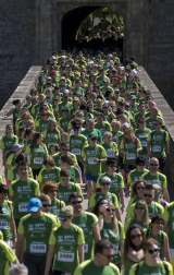 La capital navarra acogió este domingo, 2 de junio, la marcha en la que participaron alrededor de 4.000 personas, según los datos de la organización