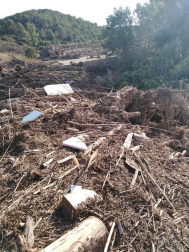 Los alcaldes de once de los catorce municipios incluidos en la zona catastrófica por las lluvias torrenciales y las riadas en la Zona Media se centraban en las trabas que el departamento de Medio Ambiente viene poniendo al arreglo de los barrancos y la limpieza del cauce de los ríos.