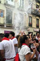 Este miércoles 24 de julio comenzaron las fiestas de Santa Ana en Tudela con el tradicional lanzamiento del cohete.