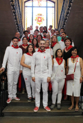 Fotos del cohete de fiestas de Estella 2019