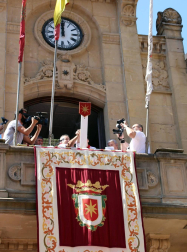 Fotos del cohete de fiestas de Estella 2019