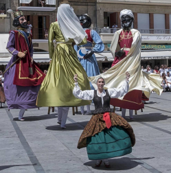 Todas las fotos de la despedida de los gigantes en fiestas de Estella en Diario de Navarra