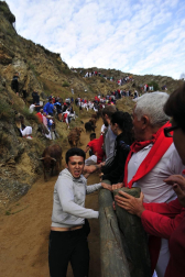 Todas las fotos del encierro del día 11 de agosto de del Pilón de Falces, una carrera que duró dos minutos y 15 segundos.