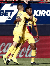 Todas las fotos del partido Osasuna 2-2 Barcelona