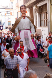 Un buen número de vecinos y visitantes arroparon ayer a la imagen de la Virgen del Rosario durante su procesión por las calles más céntricas de Ablitas.
