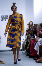La diseñadora española encabezó la pasarela de Diseñadores de Latinoamérica, desarrollada en el marco de la última jornada de la Fashion Week