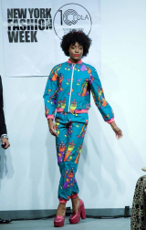 La diseñadora española encabezó la pasarela de Diseñadores de Latinoamérica, desarrollada en el marco de la última jornada de la Fashion Week