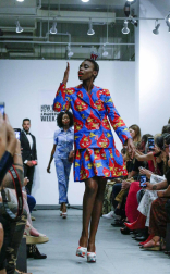 La diseñadora española encabezó la pasarela de Diseñadores de Latinoamérica, desarrollada en el marco de la última jornada de la Fashion Week