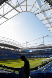 Aspecto del estadio de la Real Sociedad tras las reformas.