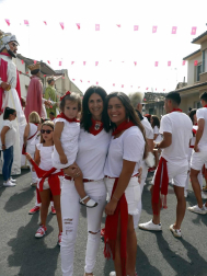 Todas las fotos del cohete de fiestas de Villafranca.