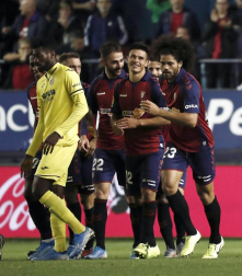 Imágenes del partido disputado este sábado en El Sadar.
