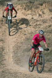 La localidad de Tierra Estella acogió este domingo al disputa de la prueba ciclista.