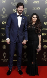 Fotografías de la gala de entrega del Balón de Oro, trofeo que concede la revista deportiva francesa 'France Football'.