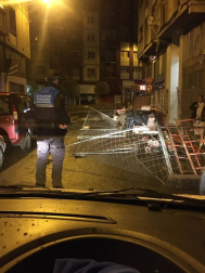 Fotos de las incidencias del viento por la borrasca Elsa en Navarra