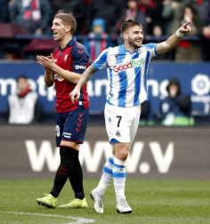 Fotos Osasuna Real Sociedad: resumen gráfico del partido disputado en El Sadar.