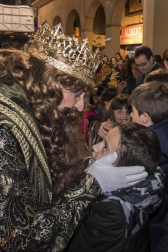 Cabalgata de sus Majestades de Oriente los Reyes Magos en Estella.