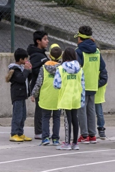 Alumnado del CPRicardo Campano de Viana durante una jornada lectiva